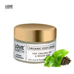 Buy Love Earth Organic Foot Cream With Green Tea & Jojoba Oil(Simmondsia Chinensis) For Skin Hydration And Soft Skin 50gm - Purplle