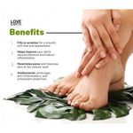 Buy Love Earth Organic Foot Cream With Green Tea & Jojoba Oil(Simmondsia Chinensis) For Skin Hydration And Soft Skin 50gm - Purplle
