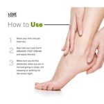 Buy Love Earth Organic Foot Cream With Green Tea & Jojoba Oil(Simmondsia Chinensis) For Skin Hydration And Soft Skin 50gm - Purplle