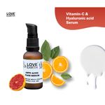 Buy Love Earth Anti Acne Serum With Pure Vitamin C & Witch Hazel For Acne Free And Even Skin Tone Suitable For All Skin Types 30 ml - Purplle