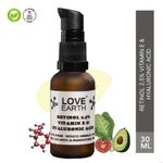 Buy Love Earth Retinol Serum For Reducing Wrinkles , Fine Lines & Pigmentation With Vitamin E & Hyaluronic Acid For All Skin Types 30 ml - Purplle