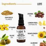 Buy Love Earth 24K Gold Glass Face Oil For Skin Brightening, Radiance ,Reduces Wrinkle & Dark Spots, Give Glowing Skin 30ml - Purplle