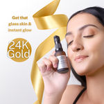 Buy Love Earth 24K Gold Glass Face Oil For Skin Brightening, Radiance ,Reduces Wrinkle & Dark Spots, Give Glowing Skin 30ml - Purplle