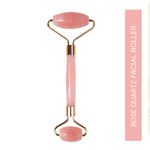 Buy Love Earth Rose Quartz Face Roller Massage Tool With Rose Quartz Crystal For Anti-Ageing, Eliminates Toxins And Reduces Dark Circles - Purplle