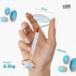Buy Love Earth Opalite Face Roller Massage Tool With Opalite Stone For Anti-Ageing, Eliminates Toxins And Reduces Dark Circles - Purplle