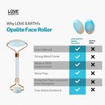 Buy Love Earth Opalite Face Roller Massage Tool With Opalite Stone For Anti-Ageing, Eliminates Toxins And Reduces Dark Circles - Purplle