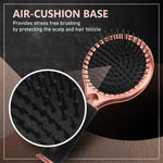Buy WAHL WCHB6-424 3 in 1 Hair Brush with Mirror and Storage Handle | Detangles dry/medium wet hair | Black & Rose Gold | Air-cushion baseRounded tip - Purplle