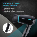 Buy Wahl WCHD4-1124 Travel Dry Hair Dryer | Compact & Foldable | 1200W | 2 Heat & Speed Settings | Global Voltage : 120-230V - Purplle