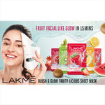 Buy Lakme Blush & Glow Kiwi Sheet Mask, 25 ml - Purplle