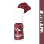 Buy NY Bae Matte Chrome Nail Paint - Berry Silk 02 (3 ml) | Maroon | Chrome Effect | Matte Finish | Intense Pigmentation | Chip Resistant | Travel Friendly | Vegan | Cruelty Free - Purplle