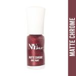 Buy NY Bae Matte Chrome Nail Paint - Berry Silk 02 (3 ml) | Maroon | Chrome Effect | Matte Finish | Intense Pigmentation | Chip Resistant | Travel Friendly | Vegan | Cruelty Free - Purplle