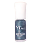 Buy NY Bae Matte Chrome Nail Paint - Blue Crepe 04 (3 ml) | Blue | Rich Pigment | Chip-proof | Travel Friendly | Cruelty Free - Purplle
