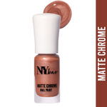 Buy NY Bae Matte Chrome Nail Paint - Peach Lace 05 (3 ml) | Peach | Rich Pigment | Chip-proof | Travel Friendly | Cruelty Free - Purplle