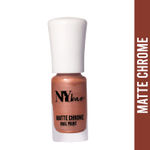 Buy NY Bae Matte Chrome Nail Paint - Peach Lace 05 (3 ml) | Peach | Rich Pigment | Chip-proof | Travel Friendly | Cruelty Free - Purplle
