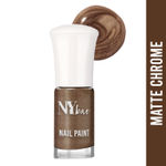 Buy NY Bae Matte Chrome Nail Paint - Gold Muslin 06 (3 ml) | Gold | Chrome Effect | Matte Finish | Intense Pigmentation | Chip Resistant | Travel Friendly | Vegan | Cruelty Free - Purplle