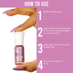 Buy NY Bae Matte Chrome Nail Paint - Purple Spandex 07 (3 ml) | Purple | Rich Pigment | Chip-proof | Travel Friendly | Cruelty Free - Purplle