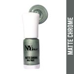 Buy NY Bae Matte Chrome Nail Paint - Green Canvas 09 (3 ml) | Green | Rich Pigment | Chip-proof | Travel Friendly | Cruelty Free - Purplle