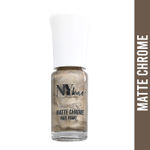 Buy NY Bae Matte Chrome Nail Paint - Brown Chiffon 10 (3 ml) | Brown | Chrome Effect | Matte Finish | Intense Pigmentation | Chip Resistant | Travel Friendly | Vegan | Cruelty Free - Purplle