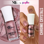 Buy NY Bae Chrome Crystals Nail Paint - Pink Sapphire 01 (3 ml) | Pink | Glossy Finish | Rich Pigment | Chip-proof | Full Coverage | Vegan - Purplle