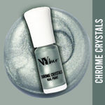 Buy NY Bae Chrome Crystals Nail Paint - Blue Turquoise 05 (3 ml) | Blue | Glossy Finish | Rich Pigment | Chip-proof | Full Coverage | Vegan - Purplle