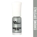 Buy NY Bae Chrome Crystals Nail Paint - Grey Moonstone 06 (3 ml) | Grey | Glossy Finish | Rich Pigment | Chip-proof | Full Coverage | Vegan - Purplle