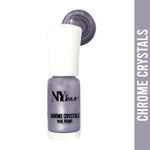 Buy NY Bae Chrome Crystals Nail Paint - Purple Amethyst 07 (3 ml) | Purple | Glossy Finish | Rich Pigment | Chip-proof | Full Coverage | Vegan - Purplle