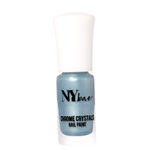 Buy NY Bae Chrome Crystals Nail Paint - Jade Blue 08 (3 ml) | Blue | Glossy Finish | Rich Pigment | Chip-proof | Full Coverage | Vegan - Purplle