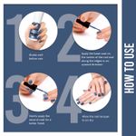 Buy NY Bae Chrome Crystals Nail Paint - Teal Topaz 09 (3 ml) | Blue | Glossy Finish | Rich Pigment | Chip-proof | Full Coverage | Vegan - Purplle