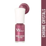 Buy NY Bae Chrome Crystals Nail Paint - Pink Opal 10 (3 ml) | Pink | Glossy Finish | Rich Pigment | Chip-proof | Full Coverage | Vegan - Purplle