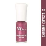 Buy NY Bae Chrome Crystals Nail Paint - Pink Opal 10 (3 ml) | Pink | Glossy Finish | Rich Pigment | Chip-proof | Full Coverage | Vegan - Purplle