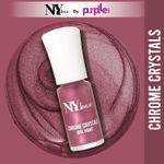 Buy NY Bae Chrome Crystals Nail Paint - Pink Opal 10 (3 ml) | Pink | Glossy Finish | Rich Pigment | Chip-proof | Full Coverage | Vegan - Purplle