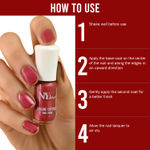 Buy NY Bae Chrome Crystals Nail Paint - Red Ruby 11 (3 ml) | Red | Glossy Finish | Rich Pigment | Chip-proof | Full Coverage | Vegan - Purplle