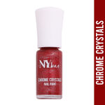 Buy NY Bae Chrome Crystals Nail Paint - Red Ruby 11 (3 ml) | Red | Glossy Finish | Rich Pigment | Chip-proof | Full Coverage | Vegan - Purplle