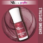Buy NY Bae Chrome Crystals Nail Paint - Red Ruby 11 (3 ml) | Red | Glossy Finish | Rich Pigment | Chip-proof | Full Coverage | Vegan - Purplle