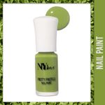 Buy NY Bae Pretty Pastels Nail Paint | Glossy Finish | Chip Resistant | Cruelty Free | Travel Friendly | Mini Nail Paint - Green Ferns 07 (3 ml) - Purplle