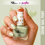 Buy NY Bae Creme Nail Paint - Sheen Green 02 (10 ml) | Green | Rich Pigment | Chip-proof | Full Coverage | Travel Friendly | Vegan - Purplle