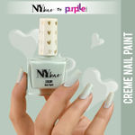 Buy NY Bae Creme Nail Paint - Powder Blue 09 (10 ml) | Blue | Rich Pigment | Chip-proof | Full Coverage | Travel Friendly | Vegan - Purplle