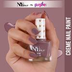 Buy NY Bae Creme Nail Paint - Ash Grey 18 (10 ml) | Grey | Rich Pigment | Chip-proof | Full Coverage | Travel Friendly | Vegan - Purplle