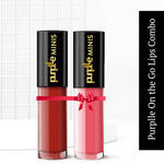 Buy Purplle On the Go Lips Combo | Makeup Kit | Combo Offer| Long Lasting |Transferproof |Smudgeproof - Purplle