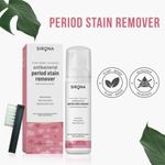 Buy Sirona Antibacterial Period Stain Remover with Mini Laundry Brush - 80 ml | No-Bleach Foaming Formula | Effective on Old and New Bloodstains | No Harsh Chemicals | Works on All Fabrics - Purplle