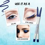 Buy FACES CANADA Ultime Pro Twist Eye Kajal Liner - Azure, 0.35 gm | High Impact Intense Color In 1 Stroke | 24HR Long Stay | Matte Finish | Soft Texture | Waterproof & Smudgeproof | Made With Carnauba Wax - Purplle