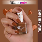 Buy NY Bae Creme Nail Paint - Tortilla Nude 23 (10 ml) | Brown | Rich Pigment | Chip-proof | Full Coverage | Travel Friendly | Vegan - Purplle