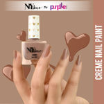 Buy NY Bae Creme Nail Paint - Brunette Brown 27 (10 ml | Brown | Rich Pigment | Chip-proof | Full Coverage | Travel Friendly | Vegan - Purplle