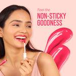 Buy NY Bae Gloss Getter Lip Gloss | Lip & Cheek Tint | Lightweight Glossy Lipstick | Pink Lip Balm | Non-Sticky | Berry Rare 01 (2.8 ml) - Purplle