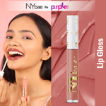 Buy NY Bae Gloss Getter Lip Gloss | Lip & Cheek Tint | Lightweight Glossy Lipstick | Nude Lip Balm | Non-Sticky | Peach Play 05 (2.8 ml) - Purplle