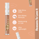 Buy NY Bae Gloss Getter Lip Gloss - Nude Longan 06 (2.8 ml) | Nude | Satin Glossy Finish | Rich Colour Payoff | Lightweight | Non-Sticky | Multipurpose - Purplle