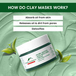 Buy Alps Goodness Acne Control French Green Clay Mask for Oily Skin with Tea Tree Apple Cider Vinegar & Salicylic Acid (50gm) | Acne Control Clay Mask| Acne Control Mask| Salicylic Acid Mask - Purplle