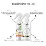 Buy Ktein Combo: Ktein All in 1 Natural Hair Heat Protectant Spray 200ml and Ktein Holding Spray (200 ml) - Purplle