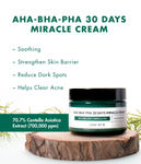 Buy SOME BY MI - AHA, BHA, PHA 30 Days,Centella 700000 ppm Miracle Cream (60 g) - Purplle