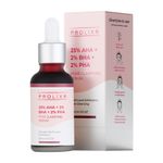 Buy Prolixr Aha 25% Bha 2% Pha 2% Exfoliating Serum - Purplle